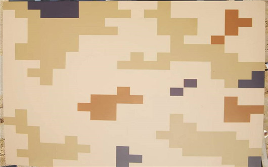 琼中荒漠迷彩漆喷涂